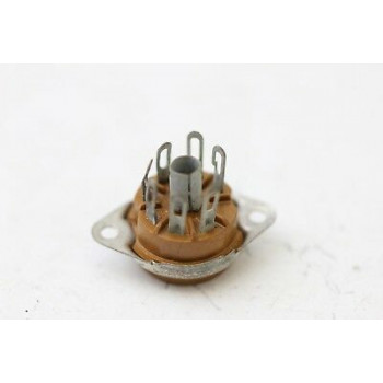 7 PINS MINIATURE SOCKET. NOS BAQUELITE SOCKET.   RZOC18 2