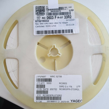 10 x 33.2R 1/8W 1% 100PPM SMD YAGEO RESISTOR. CA392U5000F080721