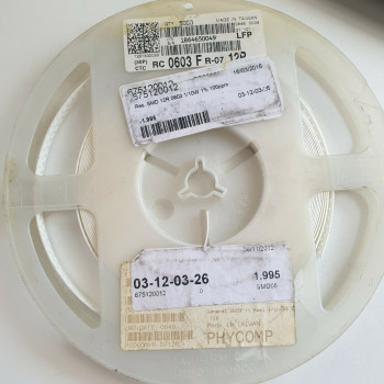 10 x 12R 1/10W 1% 100PPM SMD PHYCOMP RESISTOR. CA392U1900F080721