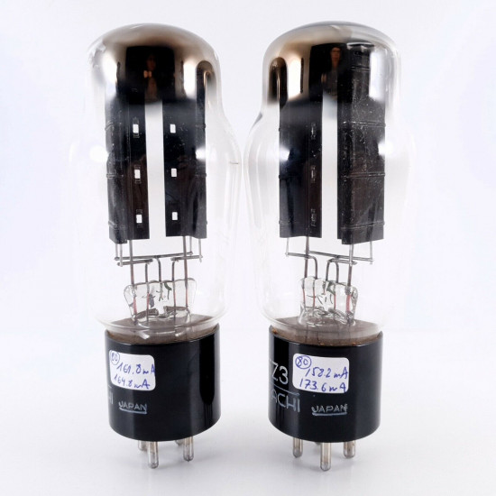 2 X 5Z3 HITACHI TUBE. JAPANESE PROD. BLACK PLATES. DUAL GETTER. NOS/NIB. AC  ENA