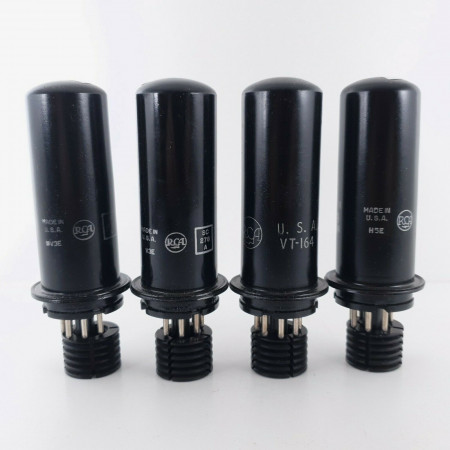 4 X JAN 1619 RCA TUBE. 1950s PRODUCTION. MATCHED QUAD. CQ  ENA