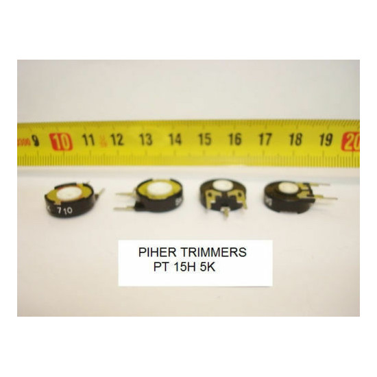 2 x POTENCIOMETROS - TRIMMERS. PIHER PT15H 5 KOhm (15mm. diametro Lineal)