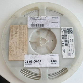 10 x 5.1R  1/10W 5% SMD PHYCOMP RESISTOR. CA392U4400F080721