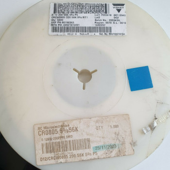 10 x 56K 1/8W 5% 200PPM SMD YAGEO RESISTOR. CA392U5000F080721