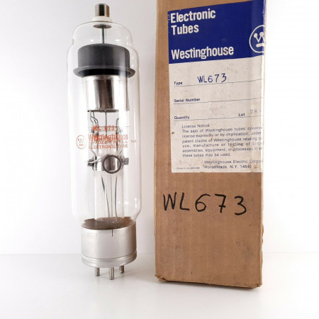 1 x WL673 / 673 WESTINGHOUSE TUBE. NOS/NIB. CB313