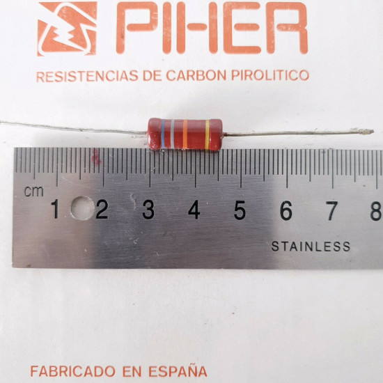 1 X 1W 68K 5% 1970s VINTAGE PIHER RESISTOR. NOS. C1812U347F150421