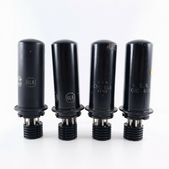 4 X 6L6 RCA TUBE. NOS. MATCHED QUAD. CX  ENA