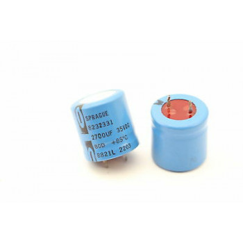 ELECTROLYTIC CAPACITOR 2700uF 35VDL +85º SPRAGUE 80D 1PC. CA4U119/CA5U193F160415