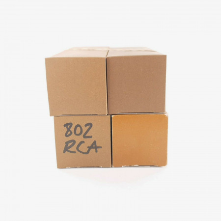 4 X 802 RCA TUBE. BLACK PLATES. DUAL GETTER. 1940s-50s PRODUCTION. CQ  ENA