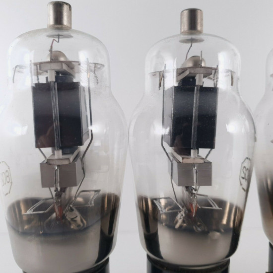 4 X 802 RCA TUBE. BLACK PLATES. DUAL GETTER. 1940s-50s PRODUCTION. CQ  ENA