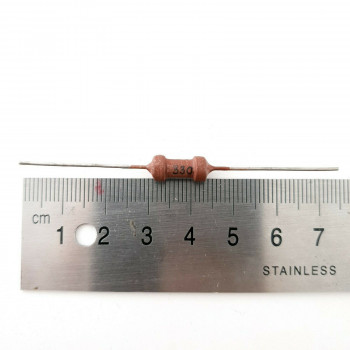 2 x 1/2W 330R 5% VINTAGE RESISTOR. NOS. C1845U2500F170521