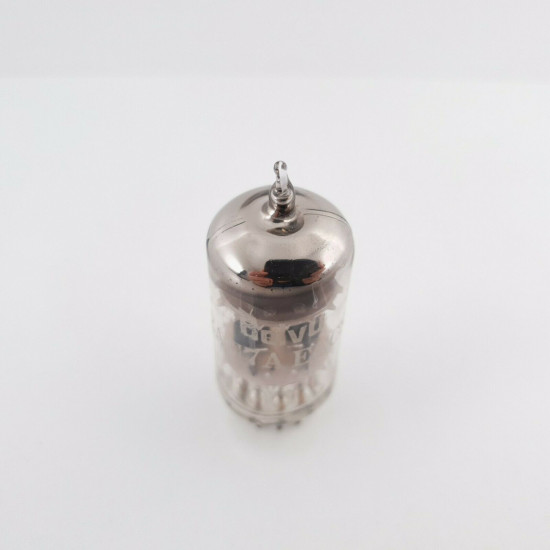 1 X 12AU7A / ECC82 BELVU TUBE. GREY PLATES. 1960s PRODUCTION. 72/71%. CU  ENA