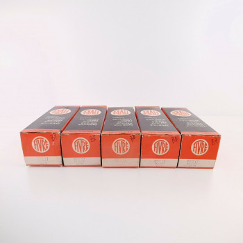 5 X 12SJ7GT FIVRE TUBE. BLACK PLATES.  NOS/NIB. AA  ENA