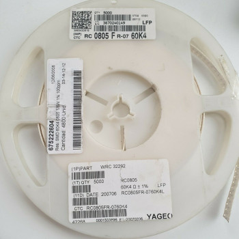10 x 60.4K 1/8W 1% 100PPM SMD YAGEO RESISTOR. CA392U2500F080721