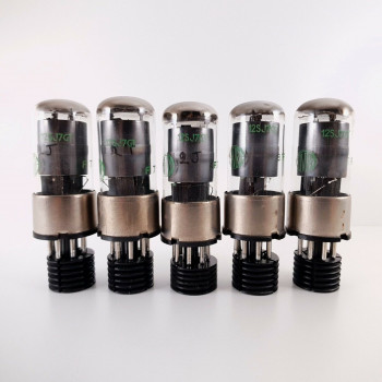 5 X 12SJ7GT FIVRE TUBE. BLACK PLATES.  NOS/NIB. AA  ENA 2