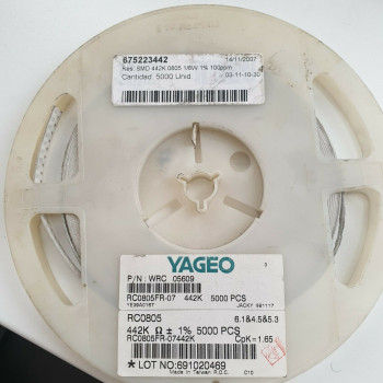 10 x 442K 1/8W 1% 100PPM SMD YAGEO RESISTOR. CA392U3000F080721