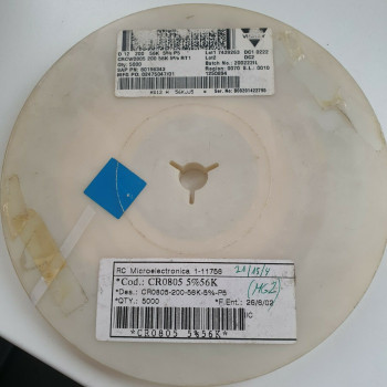 10 x 56K 1/8W 5% SMD VISHAY RESISTOR. CA392U2500F080721