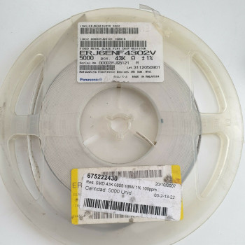 10 x 43K 1/8W 1% 100PPM SMD PANASONIC RESISTOR. CA392U3000F080721