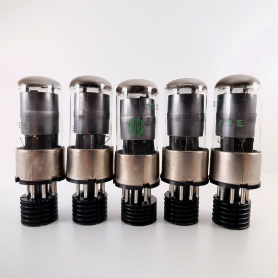 5 X 12SJ7GT FIVRE TUBE. BLACK PLATES.  NOS/NIB. AA  ENA
