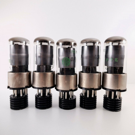 5 X 12SJ7GT FIVRE TUBE. BLACK PLATES.  NOS/NIB. AA  ENA