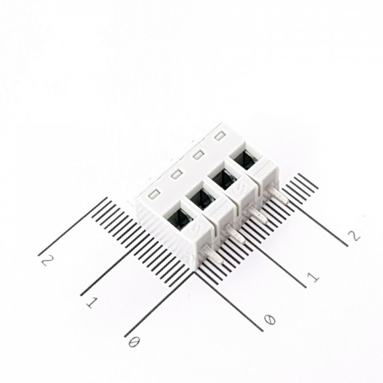 1 x IP00 4 WAY TERMINAL BLOCK RISING CLAMP. CA382U200F150621