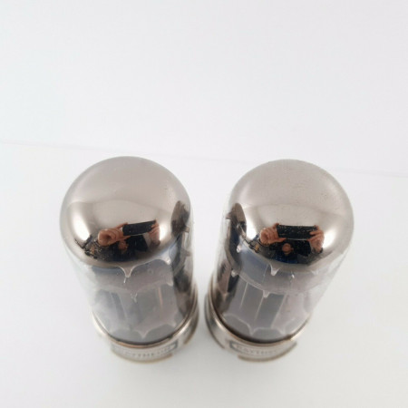 2 X JAN 6080WA RAYTHEON TUBE. BLACK PLATES.1960s PROD. CV  ENA