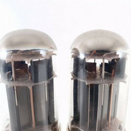 2 X JAN 6080WA RAYTHEON TUBE. BLACK PLATES.1960s PROD. CV  ENA