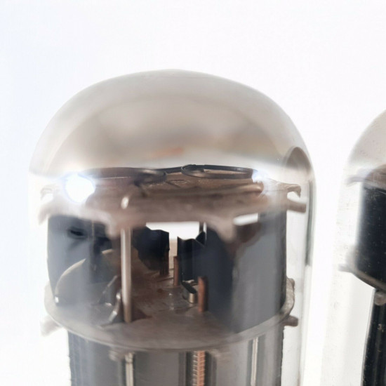 2 X JAN 6080WA RAYTHEON TUBE. BLACK PLATES.1960s PROD. CV  ENA