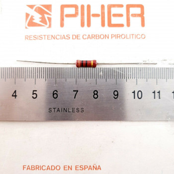 1X 1/2W 10R 5% 1970s VINTAGE PIHER RESISTOR. NOS. C255U795F150421