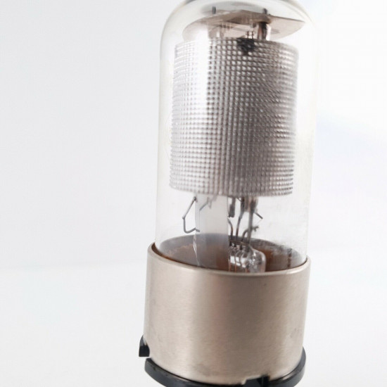 1 X 6SJ7GT HALTRON TUBE. MESH PLATES. METAL BASE. 88%. CX  ENA