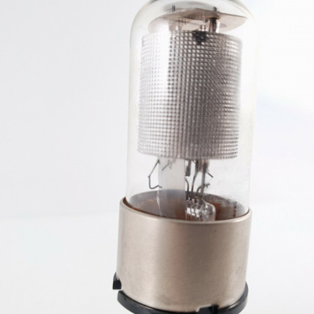 1 X 6SJ7GT HALTRON TUBE. MESH PLATES. METAL BASE. 88%. CX  ENA