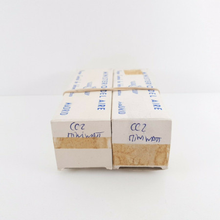 2 X CC2 MINIWATT TUBE. 1940s PRODUCTION. CU  ENA