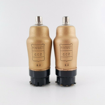 2 X CC2 MINIWATT TUBE. 1940s PRODUCTION. CU  ENA 2