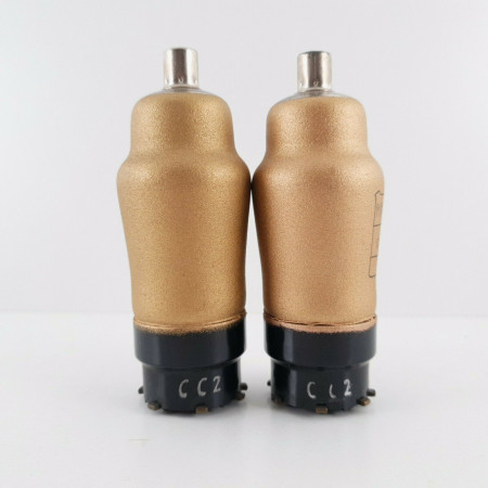 2 X CC2 MINIWATT TUBE. 1940s PRODUCTION. CU  ENA