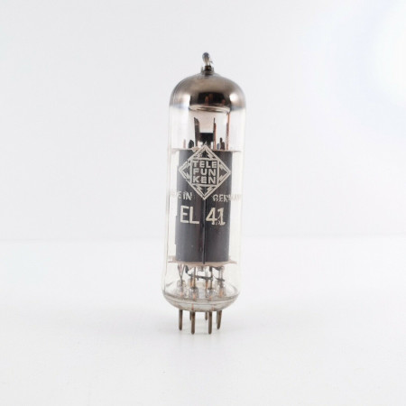 1 X EL41 TELEFUNKEN TUBE. COPPER RODS. HALO GETTER. SLIGHTLY USED. 113%. CX  ENA