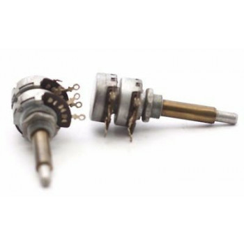 POTENTIOMETER PIHER 500 OHM + 1K LOG/LIN D/S W/O ON/OFF NOS 1PC. CA278U1F090519