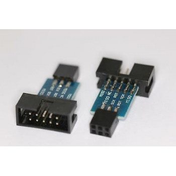 1 PC 10 PIN TO ESTÁNDAR 6 PIN ADAPTER BOARD FOR ATMEL AVRISP USBASP STK500. AR11