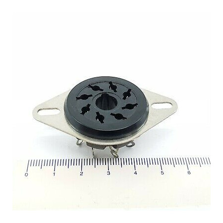 1 X AMPHENOL OCTAL SOCKET. US PRODUCTION. HIGH QUALITY. ZOC15