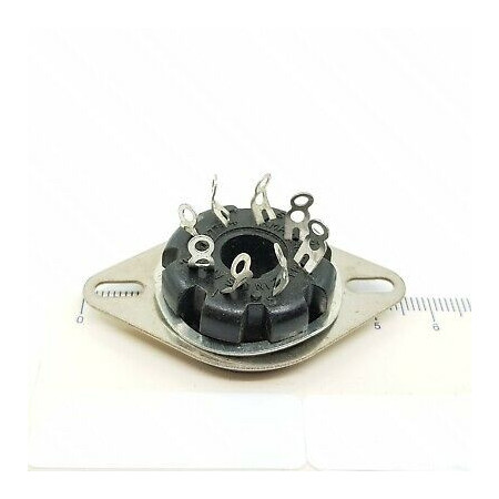 1 X AMPHENOL OCTAL SOCKET. US PRODUCTION. HIGH QUALITY. ZOC15