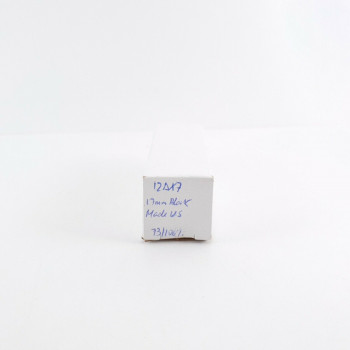 1 X 12AX7 TUBE. US. MADE. 17MM BLACK LADDER PLATES. USED. CX  ENA