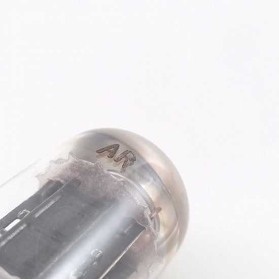 1 X 12AX7 TUBE. US. MADE. 17MM BLACK LADDER PLATES. USED. CX  ENA