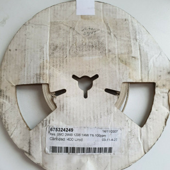 10 x 2.49M 1/4W 1% 100PPM SMD RESISTOR. (R186) CA392U400F080721