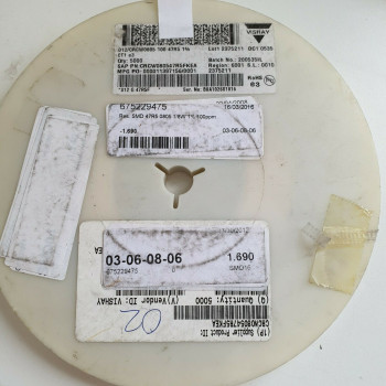 10 x 47.5R 1/8W 1% 100PPM SMD VISHAY RESISTOR. (R188) CA392U1500F080721