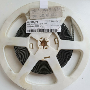 10 x 750K 1/4W 5% SMD PHILIPS RESISTOR. (R189) CA392U2000F080721