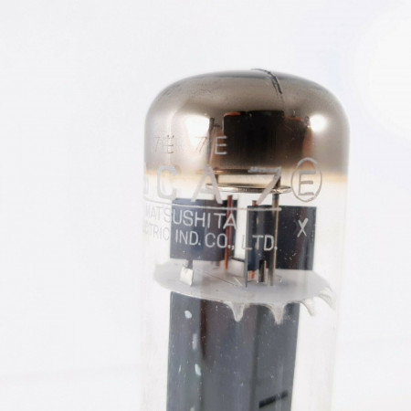 1 X 6CA7 MATSUSHITA TUBE. TESLA PROD. BROKEN CENTER PIN. LOW EMISSION. CI  ENA