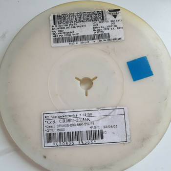 10 x 56K 1/8W 5% SMD VISHAY RESISTOR. (R192) CA392U5000F080721