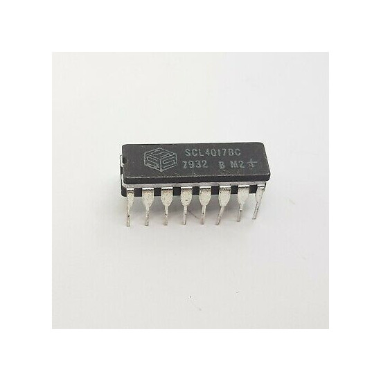 SCL4017BC INTEGRATED CIRCUIT New Old Stock 1PC C241U10F091221