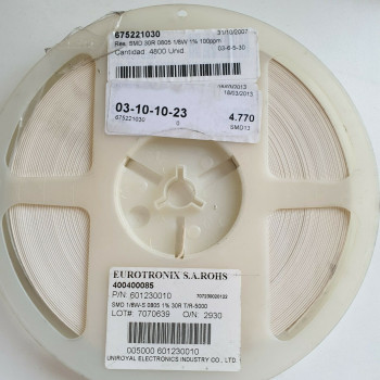 10 x 30R 1/8W 1% 100PPM SMD EUROTRONIX. (R203) CA392U4700F080721