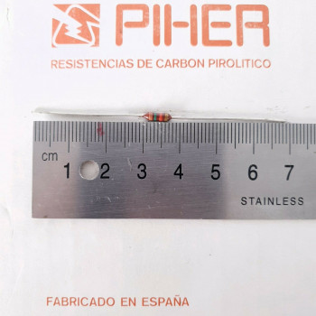 2 X 1/4W 1,5K 1.5K 1K5 5% 1970S VINTAGE PIHER RESISTOR. NOS. C1804U501F090321