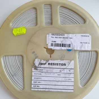 10 x 200K 1/8W 5% SMD RESISTOR. (R209) CA392U5000F090721